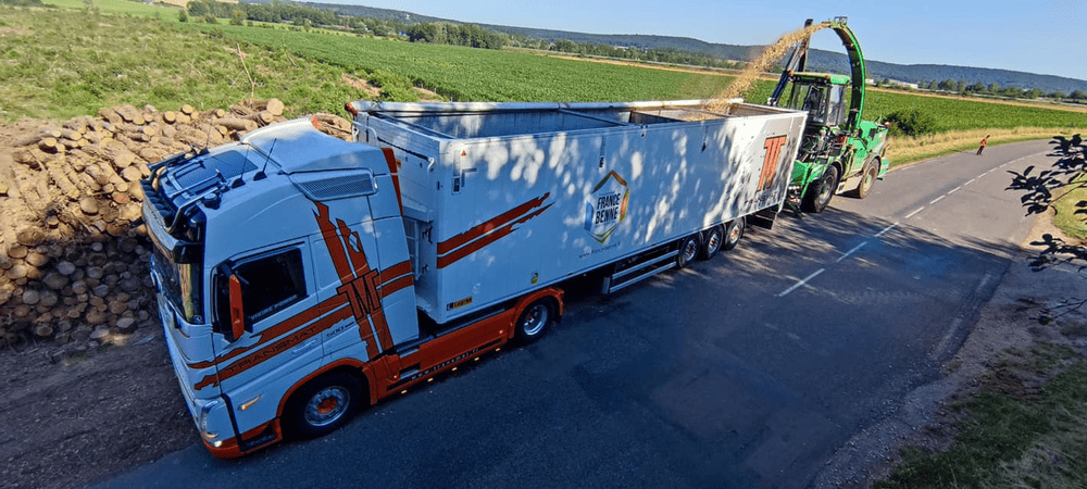 remplissage camion fond mouvant